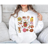 Joyful Christmas Sweatshirt, Cozy Mexican Hoodie, Fun Calories Don't Count Tee, Pink Spanish Holiday Pullover, Perfect for Abuelita Lovers