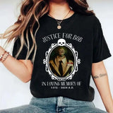 Ju$t!c3 For B0b Beetlejuice Shirt, Betelgeuse T Shirt, In Loving Memory Of B0b, B0b Beetlejuice Sweatshirt, Employee Of The Month B0b Tee, Unisex Short Sleeve Tee Shirt, Casual Clothing