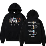 Juicee W.rl|d Songs Hoodie, Hip Hop Rapper Juicee W.rl|d 999 Hoodie Unisex Classic Collar