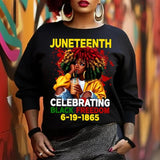 Juneteenth T-shirt, Celebrate Juneteenth 1865 Shirt, Celebrating Black Freedom Tees, Black Pride Culture T-shirt, Black Girl Magic Shirt, African American Tee