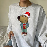 Just Chilling On Christmas Sweatshirt, Just A Chill Guy Christmas Hoodie, Chilly Dr Pepper Christmas Tshirt, Funny Meme Christmas Tee, Christmas Gift, Dog lover