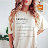 Kendrick Lamar Shirt Euphoria Noun T-shirt Drake Diss Sweatshirt Synonyms of Euphoria Hoodie Gift For Fans