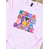 Kinda Broke Kinda Bougie Graphic Top