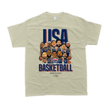 LEBRONS T-shirt USA Basketball Olympic 2024 T-shirt - Classic Fit, 100% Cotton - Menswear Graphic Tshirt Men