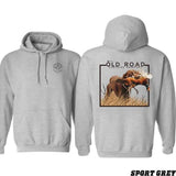 Labrador Retriever Hoodie - Sweatshirt - Shirt, Pheasant Hunting Shirt, Lab Retrieving Pheasant, Duck Hunting Dog Shirt, Chocolate Lab Hunting Apparel