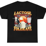 Lactose Tolerant Vintage Graphic T-Shirt, Retro Milk 90s Funny, Funny Shirts For Friends, 2000s Shirt Gift, Gift For Women and Man, Top Womenswear
