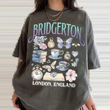 Lady Whistledown's Tea House shirt, Bridgerton shirt, throne of glass book merch, Spill the tee, dark romance shirts