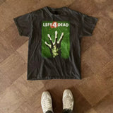 Left 4 Dead Game Tee, L4D promo tee, Classic gaming tee horror game