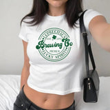 Leprechaun Brewing Co Baby Tee, St Patrick's Brewing Co. Baby Tee, St Patrick's Day Baby Tee, Irish Baby Tee, Shamrock Baby Tee