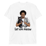 Let Em Meow Jarrett Allen T-Shirt, Unisex T-Shirt, Trendy Streetwear Gift For Men & Women, Jarrett Allen Cats Let Em Meow T-Shirt, Gift For Fan