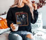 Let's Watch Scary Movies Sweatshirt, Scream Sweatshirt, Vintage Halloween, Halloween Sweatshirt, Horror Movie Sweater, Gift For Her