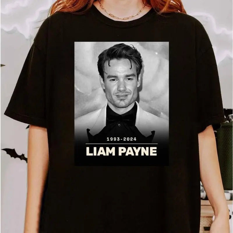 Liam Payne Ret In Peace Vintage , Liam Payne 1993-2024 Thirt, In Memory Of Liam Payne T-hirt, For Fan