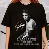 Liam Payne Thank You For The Memories Vintage Shirt, Rest In Peace Liam Payne 1993-2024 Tshirt, In Memory Of Liam Payne T-shirt, For Fans