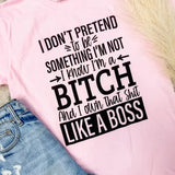Like A Boss Graphic Tee