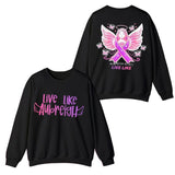Live Like Aubreigh Unisex 2side Sweatshirt, Aubreigh Wyatt Suicide And Bullying Awareness Sweatshirt. Crewneck Classic