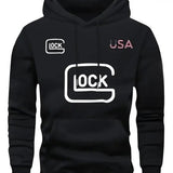 Lock USA Hoodie,  In Glock We Trust Shirt, Sarcastic Graphic Tee, Unisex Classic Cotton Tee  All Sizes, For Him, For Her