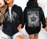 Logo Sleep Token Unisex ZIP Hoodie, Gift for fans Womenswear