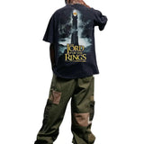 Lord Of The Rings Vintage T-Shirt Movie Shirt Menswear Streetwear Movie Fans Graphic Casual Clothing Crewneck X-Mas Present Cotton Top