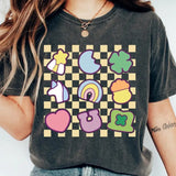 Lucky Charm Shirt, Shamrock Rainbow Shirt, St Patricks Day Shirt, St Patricks Tee, St Patty's Good Luck Tee, Top Womenswear