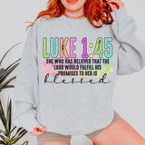 Luke 1:45 DTF Transfers - THIS IS NOT A SHIRT