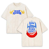 Luke Beer Combs Never Broke My Heart Double Sides Front And Back Tshirt Retro Gift For Him Gift For Her Music Shirt