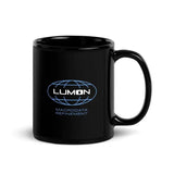 Lumon Macrodata Refinement Black Glossy Mug