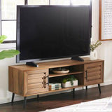 Modern, Rustic, Wood Finish, TV Stand, Mid-Century Legs, TV, 65-inch