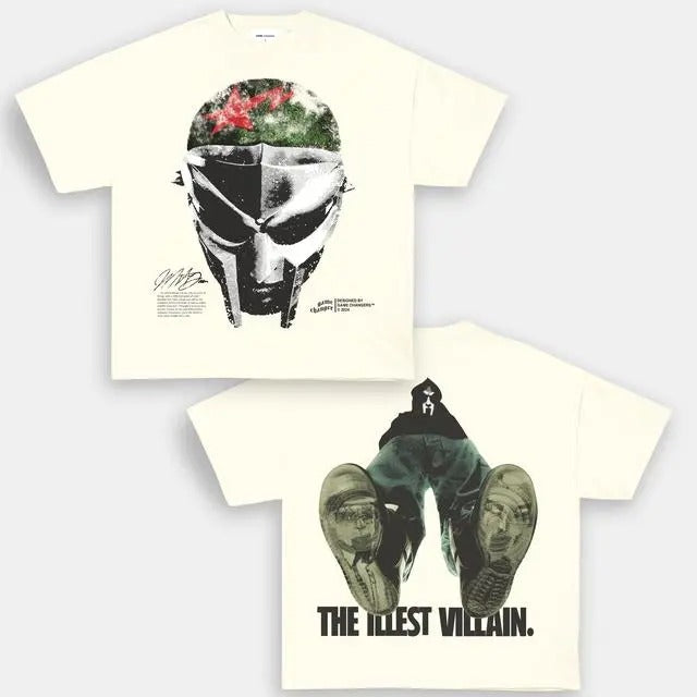 MF DOOM V3 TEE - [DS] Graphic T-Shirt, Classic Hip Hop Music-Soft Cotton Shirt For Unisex Top Vintage Graphic Tees