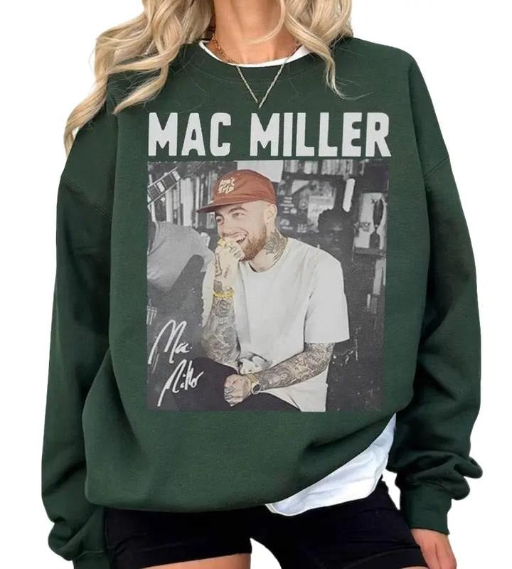 Mac Millers 90s Vintage Shirt,Mac Self Care Shirt, Sweatshirt, Hoodie, Gifts For Fan Comfort Cotton Womenswear Tops Collar