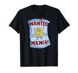 Mademark Sponge Wanted Maniac T-Shirt Graphic Tee