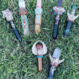 Magic wands. Varitas de cuarzo Multicoloured