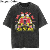 Majin Gym Power Unleashed Vintage T-Shirt, Anime T-Shirt, Workout T-Shirt, Gym T-Shirt, Pump Cover, Gift for Him, Fitness Gift, Weightlifting T-Shirt, Manga Vintage Crewneck Menswear Top