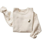 Mallard Duck Sweatshirt, Male Duck Shirt, Mallard Duck Shirt Classic Cotton Long Sleeve Fabric Menswear Comfy Hoodie