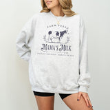 Mama Boobery Sweatshirt- Funny Breastfeeding Shirt For Baby Showers Gifts - Normalize Breastfeeding Shirt - Breast Milk Sweatshirt