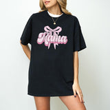 Mama Shirt, Coquette Shirt, Pink Bow Shirt, Soft Girl Shirt, Cute Mom Sweatshirt, Mama Gift, Mother Days Gift, Gift To Mom, Baby Shower Gift