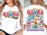 Mama Tour Gildan Tshirt - Motherhood Tshirt for moms - Mothers day Gift for mom Fit Top Graphic T Shirt