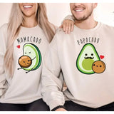 Mamacado Papacado Sweatshirt, Mother's Day Gift, New Mom Gift, New Dad Sweatshirt, Pregnancy Sweatshirt, Pregnancy Announcement Sweatshirt