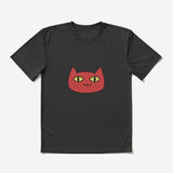 Marcelines Cat Sweater T-Shirt, Adventure Time Shirt, Unisex Cotton Crewneck T-Shirt - Medium, Short Sleeve, Casual Streetwear Printed Tee For Women