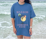 Margarita Shirt Drinking Shirt Tequila Shirt Salty Shirt Trendy Beach Shirt Beach Shirt Beach T-shirt Vacation Shirt