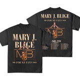 Mary J. Blige T-shirt The For My Fans Tour Sweatshirt Mary J. Blige Tour 2025 Hoodie Mary J. Blige Merch Music Tee Gift Fans Men Women M2