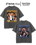 Materialists - Pedro Pascal & Chris Evans Comfort Colors Unisex Tshirt For Fan, Pedro Pascal, Chris Evans Retro Bootleg Shirt, Celebrity Crush Merch