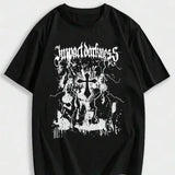 Men's Summer Clothes T-shirt, Graphic Round Neck Tee, Regular Fit Casual Street T-shirt For Summer, Men's Top For Daily Wear T-shirt, Gift For Her, Gift For Him