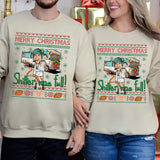 Merry Christmas Shitter Was Full Sweatshirt Tshirt Hoodie, National Lampoons Vacation Sweater Cotton Menswear