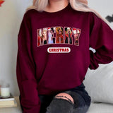 Merry Christmas Stevie Nicks Shirt Sweatshirt Hoodie, Christmas Sweatshirt, Gift For Her
