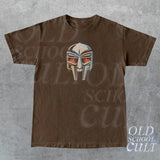Metal Face Y2k Graphic T-Shirt | Madvillain Metal Face Tee | Retro Unisex 90s Tee | Warrior Tee | Oversize Classic Shirt | Distressed