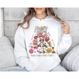 Mexican Christmas Sweater Unisex Pullover Tee, Feliz Navidad Hoodie, Tuki Tuki Donkey Design for Festive Holiday Celebrations