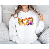 Mexican Valentine Hoodie, I Love U Mexican Shirt, Latina, Mexico Pan Dulce, Funny Latina Sweatshirt, Conchita Heart, Unisex Sweater Pullover Tee