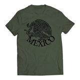 Mexico Mexican Flag Eagle 2.0 Short Sleeve T-Shirt- Playera Patriota De Mexico Casual Classic