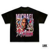Michael Jordan - Graphic Tee | Vintage Tee Graphic T-Shirt Sweatshirt Hoodie | Sport Tee - Gift For Fan