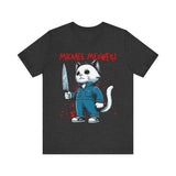 Michael Meowser Horror Movie Shirts, Halloween Scary Horror Slasher Movie Franchise Unisex Shirt